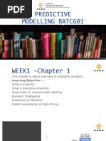 Predictive Modelling-Week-1