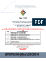 Gobierno Autónomo Departamental de Oruro (Programa de Fortalecimiento)