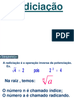 Radiciacao - II - 9º - Ano Testeasads