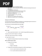 WebTechnology Unit II Notes