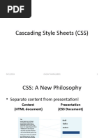 Cascading Style Sheets (CSS)