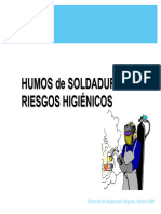 HUMOS de SOLDADURA. RIESGOS HIGIÉNICOS