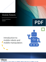 Introduction To Mobile Robots and Locomotion