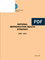 Ethiopia FMOH_National Reproductive Health Strategy