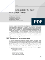 The Nature of Language Change