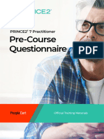 PRINCE2 7 PRT Pre-courseQuestionnaire
