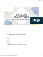 Aula Revisão - Dissertação Argumentativa - para Alunos