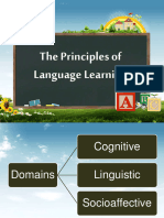 The Principles of Language Learning