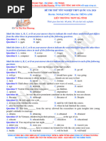 (Cô Vũ Mai Phương) Đề thi thử tốt nghiệp THPT Quốc Gia 2024 - Liên trường THPT Huyện Cẩm Xuyên - Hà Tĩnh
