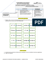 Asignación N°5 Factorizacion y Fracciones Algebraicas 4P