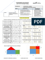 Asignación N°1 Expresiones Algebraicas Algebra de Octavo 2P