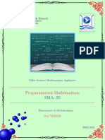 Cours Programmation Mathematique 4