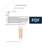 Silt Content Test Procedure