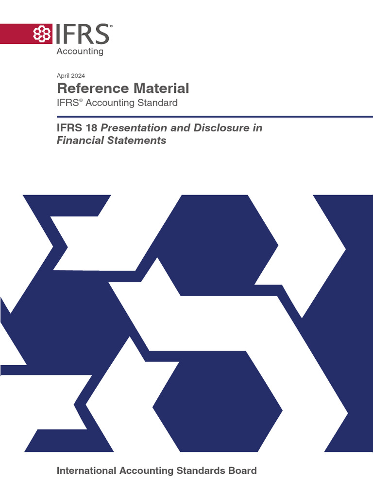 Reference Material For Ifrs18 | PDF | Fair Value | International ...