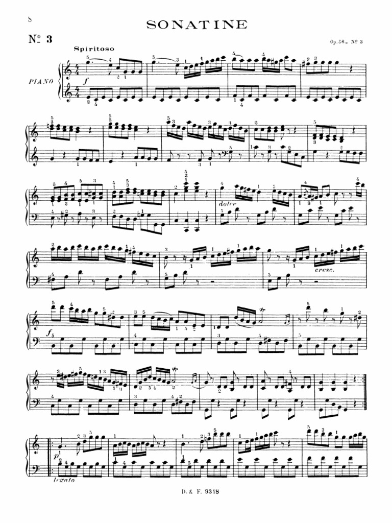 Clementi Sonatina Op 36 No 3 Pdf