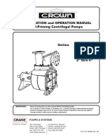 Installation and Operation Manual Self-Priming Centrifugal Pumps