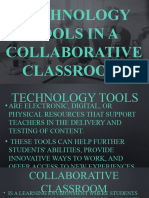 TECHNOLOGY TOOLS in A Collaborative Classroom