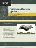 Teaching and Learning Dynamics Chapter 1