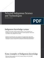 Selected Indigenous Science