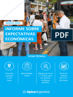OPINA ARGENTINA - Informe Sobre Expectativas Económicas (Marzo)