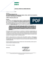 Modelo de Resolucion Del Contrato de Comision Mercantil - Notarial - Cartas Notariales de Legal