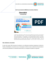 Leer en Comunidad 2023 - 1as Jornadas de Bibliotecas Escolares Abiertas - Descubrir