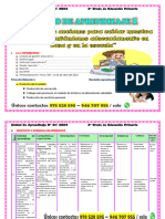 2° Grado Unidad de Aprnedizaje Abril - 2024