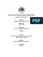 conceptos etica moral y valores