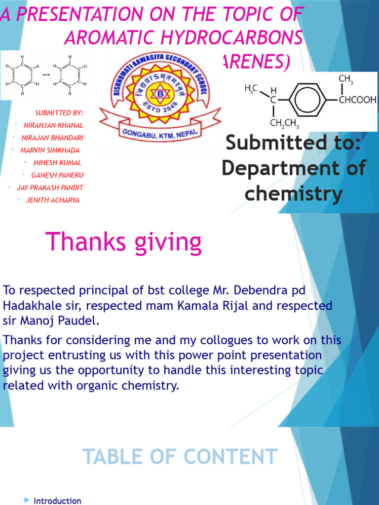 Overview of Aromatic Hydrocarbons | PDF | Benzene | Aromaticity