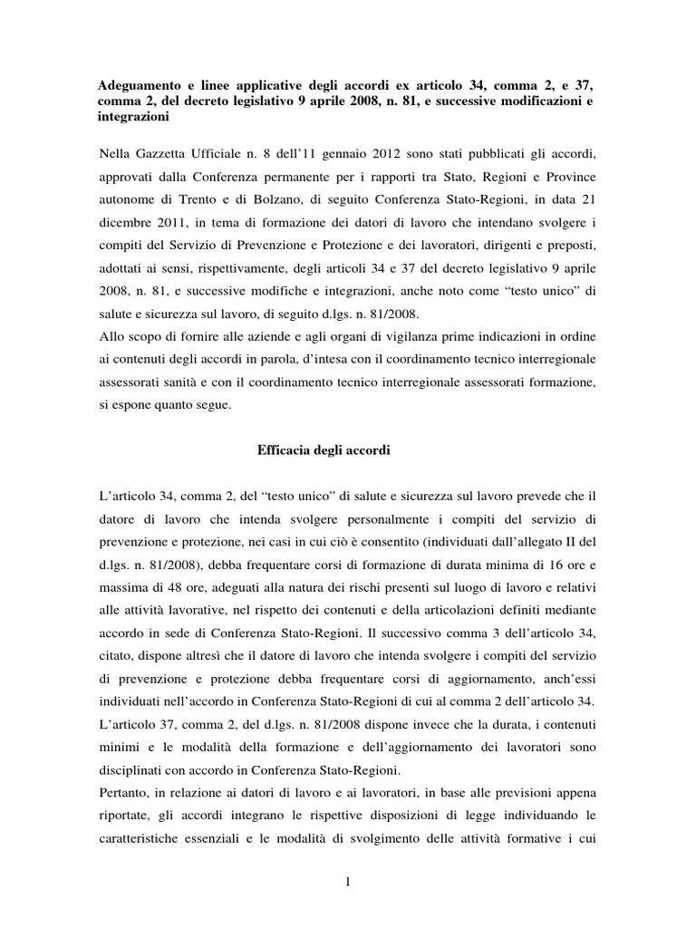 Linee Applicative Formazione 26062012 | PDF
