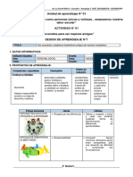 5° Grado - Sesiones Del 04 Al 08 de Marzo