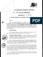 Resolucion Gerencial General N 078 - 2012-Gr-Junin GGR