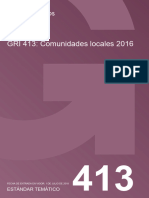 GRI 413 - Comunidades Locales 2016 - Spanish 1 DE JULIO DE 2018