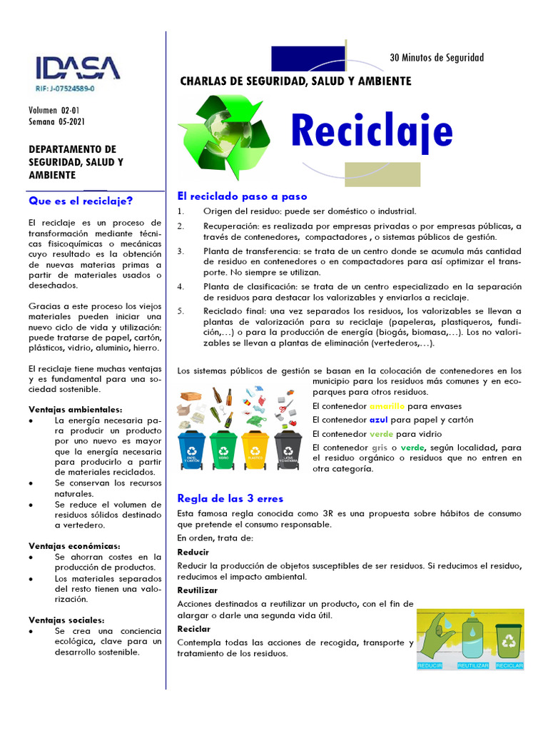 Guía Completa sobre el Reciclaje | PDF | Reciclaje | Residuos