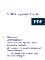 Öröklött Magatartás Formák