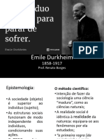 Durkheim - Suicidio