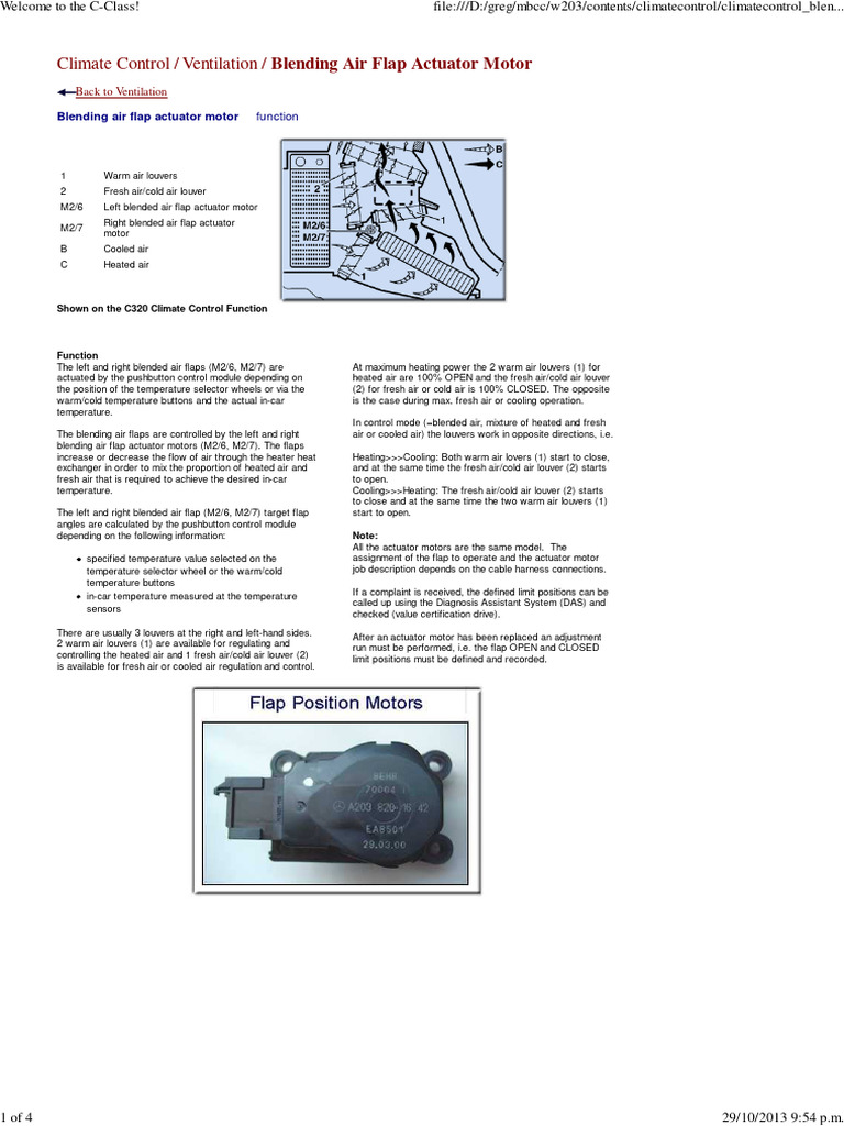 w203 Airblend | PDF | Building Automation | Engineering Thermodynamics