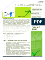 OSA - Como Hacer Una Observación Conductual