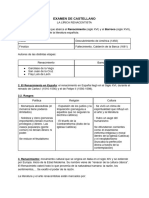 Examen de Castellano