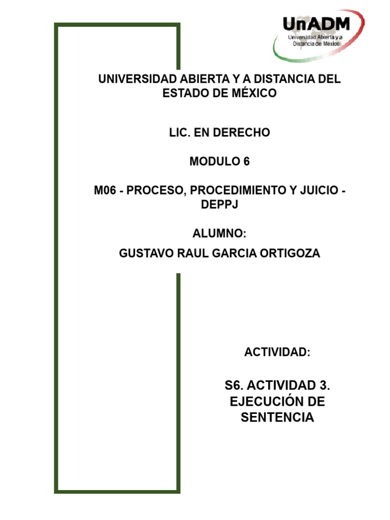 Ejecución de Sentencia en Proceso Civil | PDF | Mandato | México