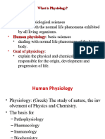 Introduction To Physiology. Membrane Physiology