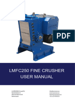 LMFC250 Fine Crusher Manual