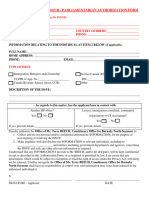 Authorization Form