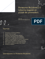 Formarea Moldovei O Istorie Bogată Și Plină de Provocări