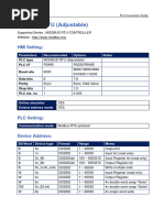 MODBUS RTU Adjustable