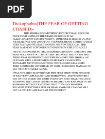 Diokophobia