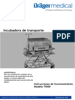 Incubadora de Transporte Modelo TI500