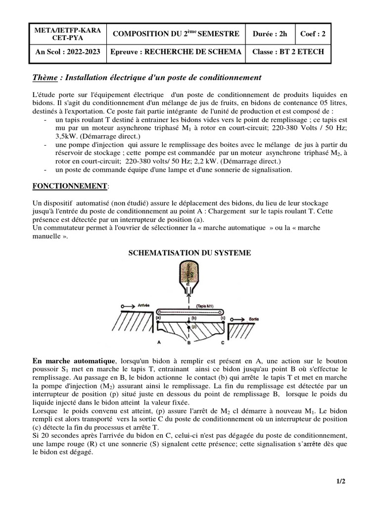 Compo Schema BT 2 | PDF | Interrupteur | Électrotechnique