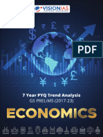Economy (7 Year PYQ Trend Analysis)