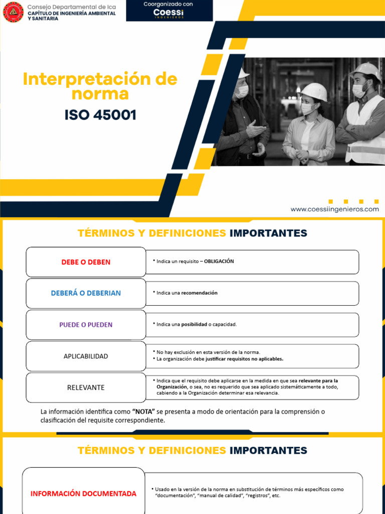 Interpretación de La Norma ISO 45001 | Descargar gratis PDF ...